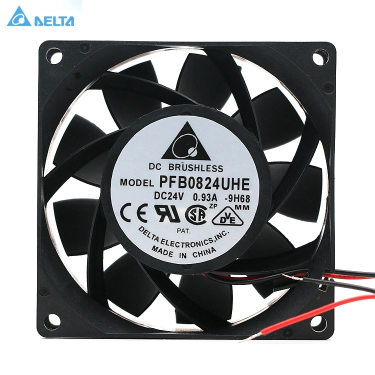 Delta PFB0824UHE 8038 24V 0.93A 4 line PWM temperature control inverter cooling fan 107.3CFM 7500RPM