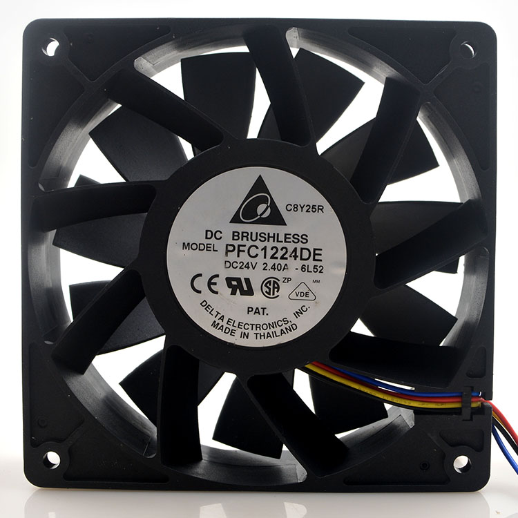 New original 24V 2.40A 12038 PFC1224DE 12CM large air volume 4 wire inverter fan