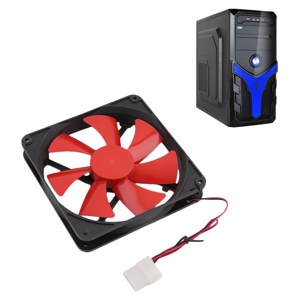 1pcs 120mm 120x25mm 12V 4Pin DC Brushless PC Computer Case Cooling Fan 1800PRM Futural Digital Dorp Shipping AUGG9