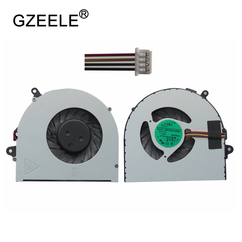GZEELE new laptop Cooling fan for lenovo G480 G480A G480M G485 G580 G585 CPU fan Cpu Cooler Radiators Notebook 4 pin fan