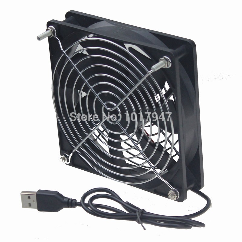 1pc Enokay 12025 120mm DC cooling fan for computer, 12cm exhaust fan DC 12v 2400RPM quiet fan cooler