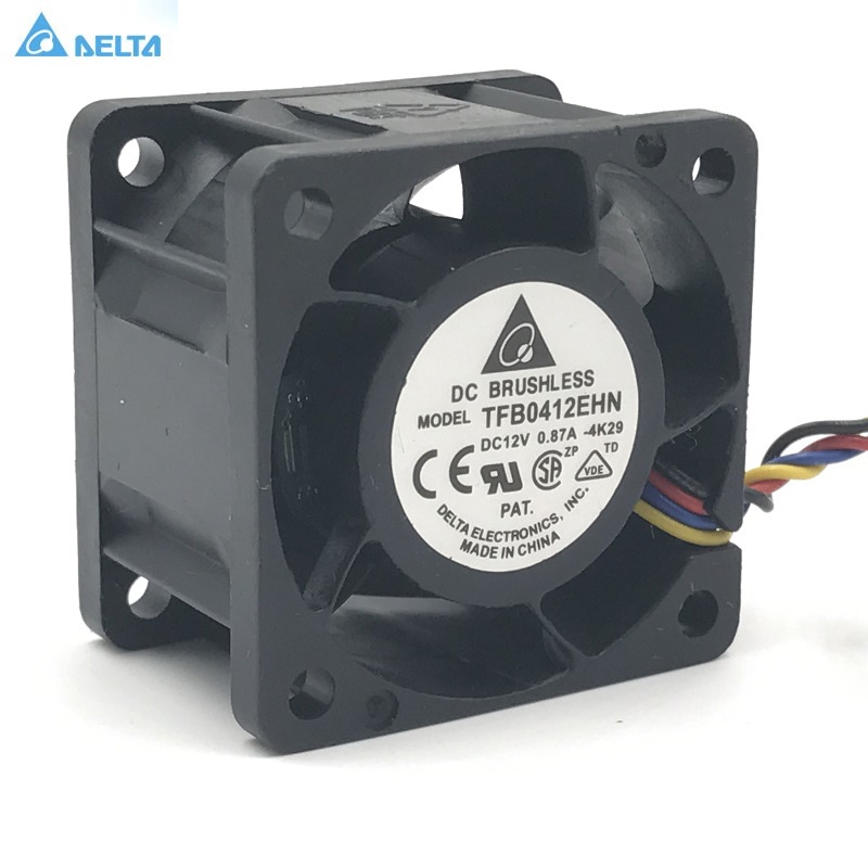 Delta TFB0412EHN -PWM 4CM 40MM PWM 15,000RPM 26cfm DC 12V 0.87A server inverter cooling fans blower Case