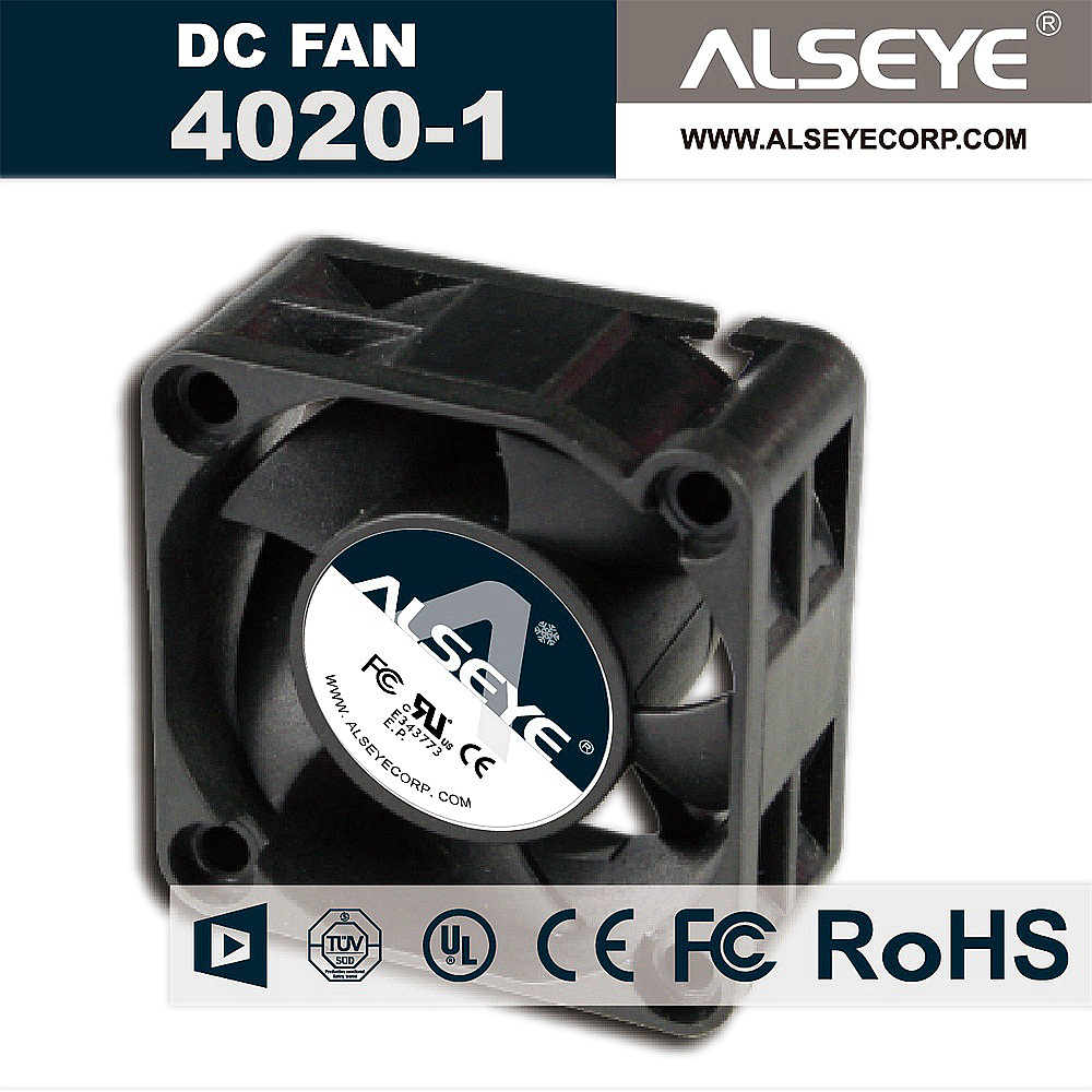 ALSEYE 4020 DC cooling fan 12v 0.16A 6000RPM hydraulic bearing mini cooler 40mm fan radiator 40 x 40 x 20mm high quality fan