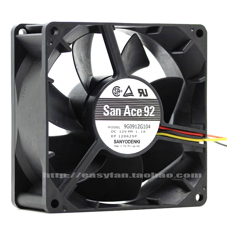 12038 1.0A 24V 12CM aluminum frame large air volume inverter fan 9GL1224J102 cooling fan