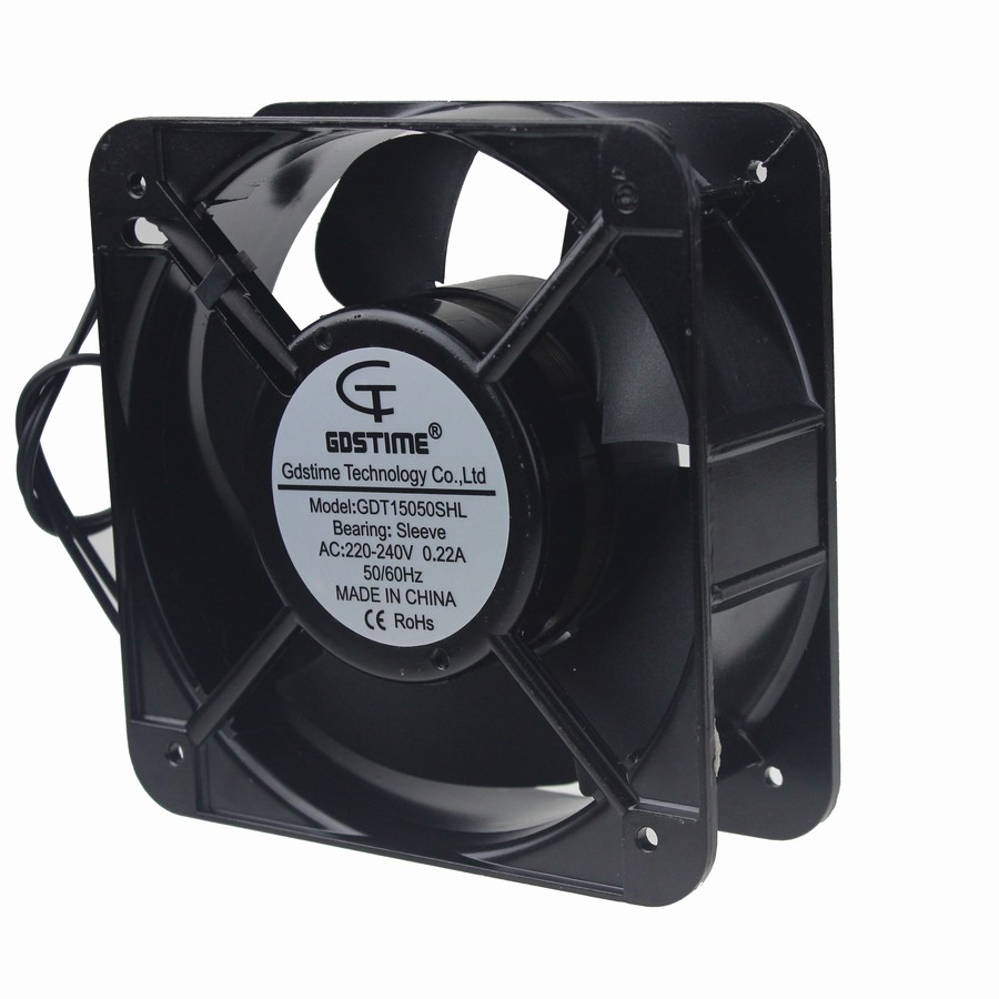 Gdstime AC 220V 240V Axial Industrial Cooling Fan 280mm * 280mm * 80mm