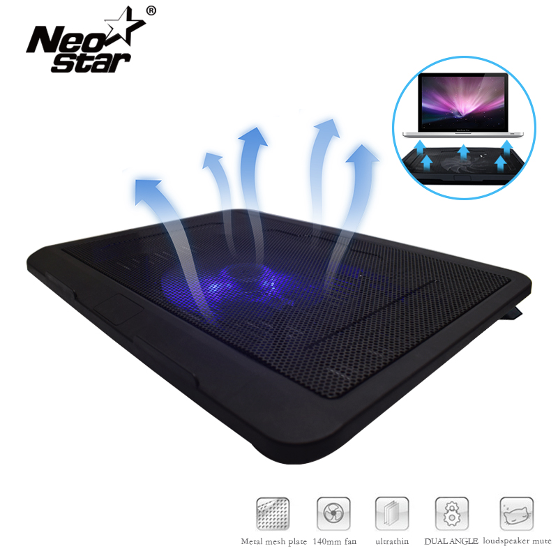NEO STAR Ultra Thin USB Cooling Fan With Holder Noise Free Strong Air USB Cooling Pad For Laptop PC