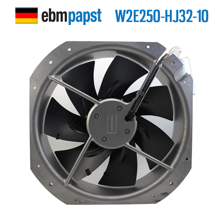ebmpapst W2E250-HJ32-10 AC 115V 1.02A 0.42A 115W 160W 280x280x80mm Server Square fan