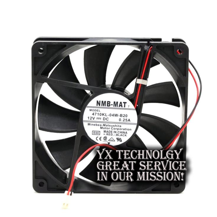 NMB Original 4710KL-04W-B20 12025 12CM 12v 0.25A cooling fan 120*120*25mm