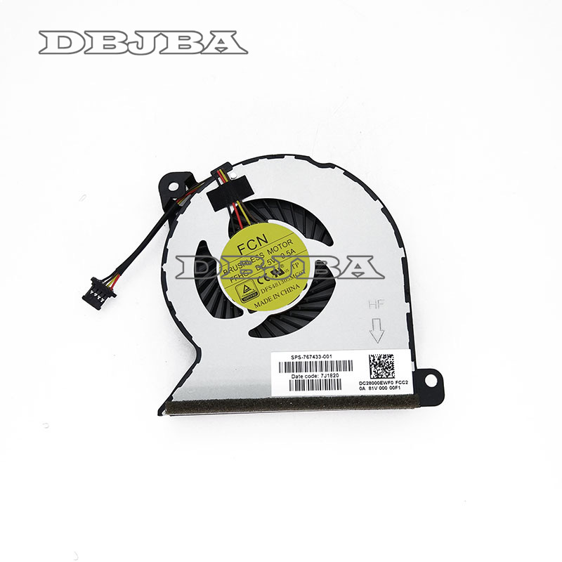 Original for HP ProBook 450 G2 455 440 445 G1 470 767433-001 cpu cooling fan MF60070V1-C350-S9A