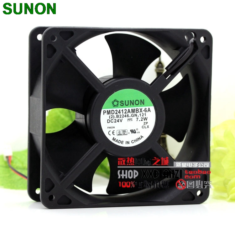 Sunon PMD2412AMBX-6A 12038 24V 7.2W 12CM inverter axial inverter fan