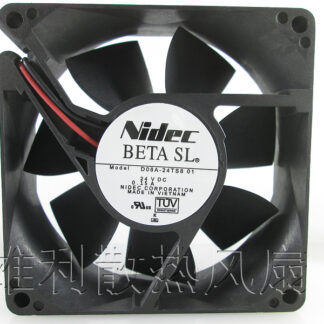 Free Delivery. Original 8CM 8025 24V 3.4W KDE2408PTB1-6 2-wire inverter cooling fan