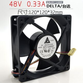 Delta EFC1248DF-F00 12032 DC 48V 0.33A 12cm 120*120*38MM 4-line Cooling Fan