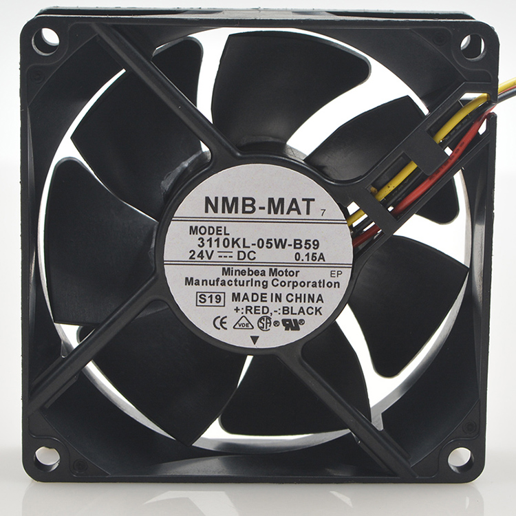 New Original 3110KL-05W-B59 8cm 8025 24V 0.15A 8cm 3-wire Inverter Fan