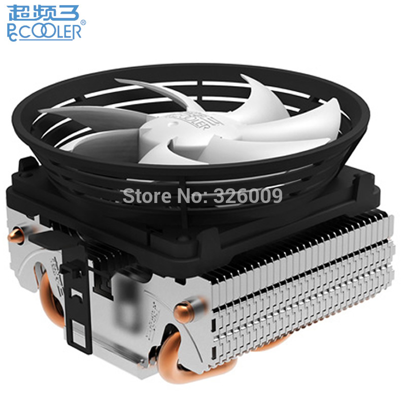 TDP 95W 10cm fan 2 heatpipe Cooling for Intel LGA1151 775 1150 for AMD AM3+/FM1/FM2 cooler for CPU fan radiator PcCooler Q102
