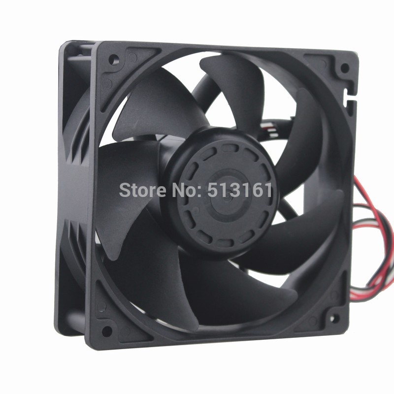 1Pcs Gdstime 12038 12cm 120mm 48V 0.25A Double Ball Bearing Server Cooling Fan