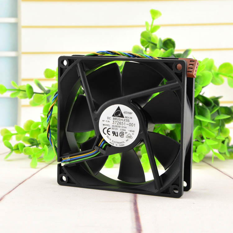 SSEA New cooling fan for AVC DA09025B12U P047 12V 0.7A 9CM 90*90*25MM PWM temperature control Fan