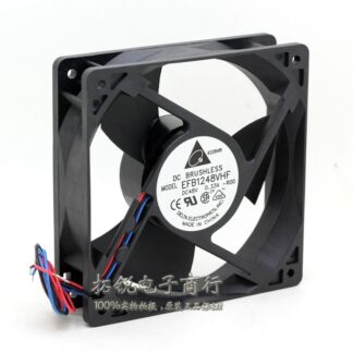 Delta Electronics EFB1248VHF R00 Server Square Cooling Fan DC 48V 0.33A 1x1x32mm 3-wire