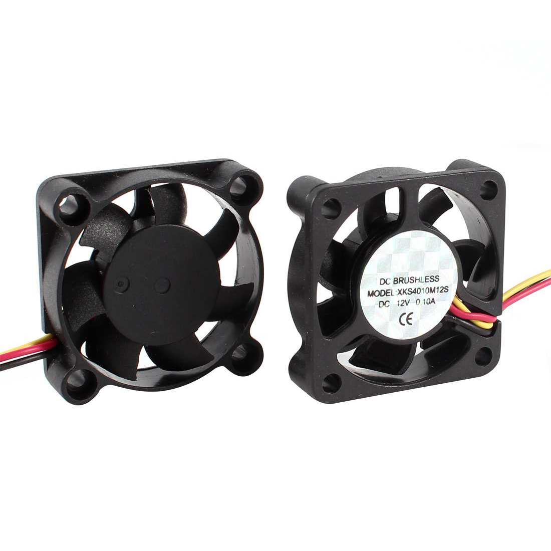 Gdstime 2 Pieces 5V 5 Volt 25mm 7mm 25x25x7mm 2507S Small Micro Blushless DC Cooling Fan 2pin 2.0