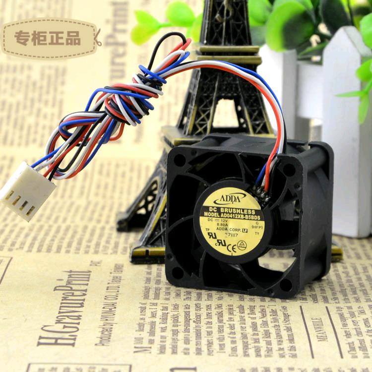 Free Delivery. Original AD0412XB B5BDS 4028-4 cm 12 v 0.80 A four-wire fan violence