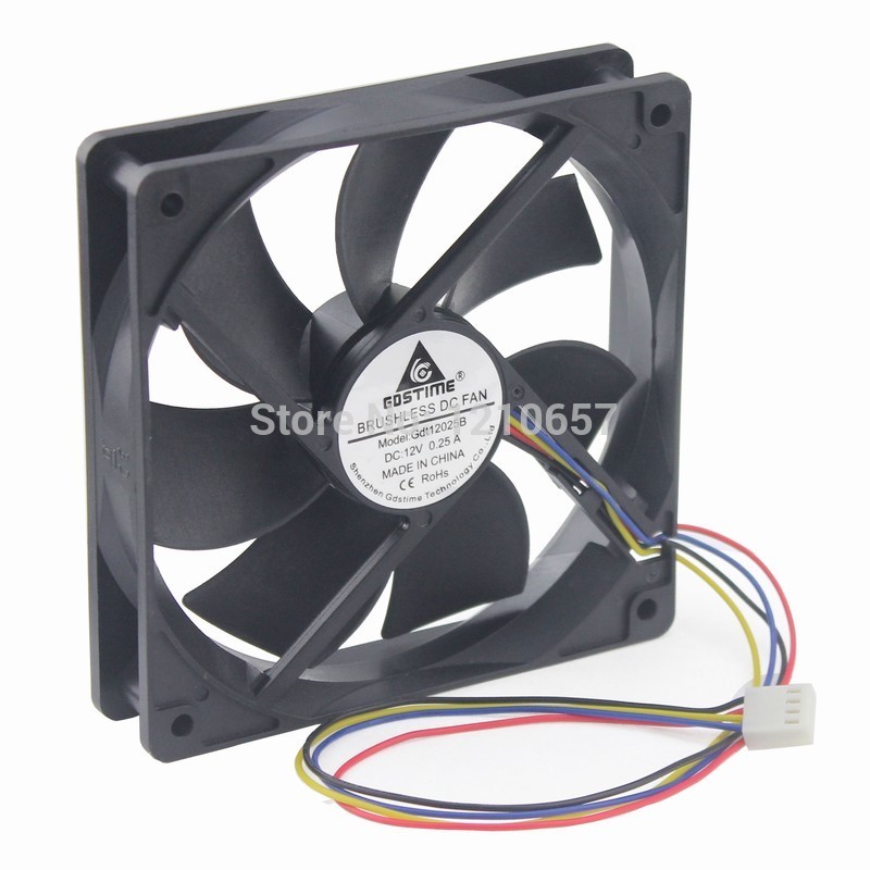 GTFS-40mm x 10mm 0.12A 2Pin 5V DC Brushless Sleeve Bearing Cooling Fan