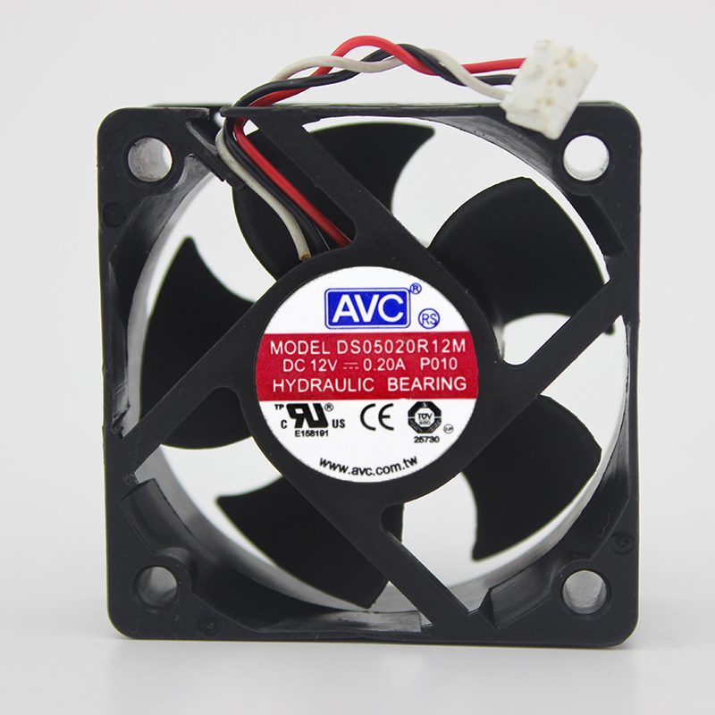 New original 12025 12V 0.6A AFB1212VH 12CM four-wire PWM chassis cooling fan