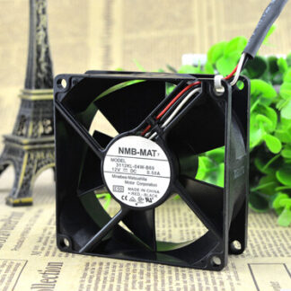 NMB 8CM 3112KL-04W-B69 80*80*32MM 12V 0.58A 3 lines server dual ball chassis fan