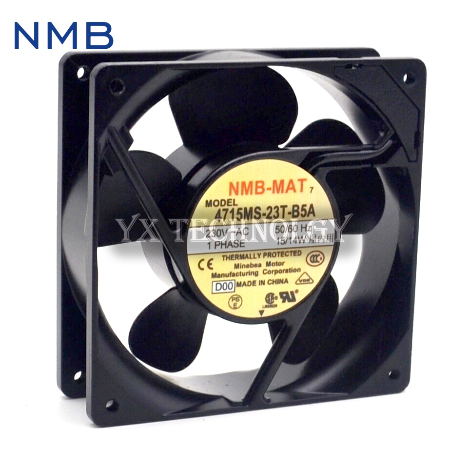 Free Shipping New Original NMB 4715MS-23T-B5A 12CM 120mm 12038 230V AC case industrial cooling fans
