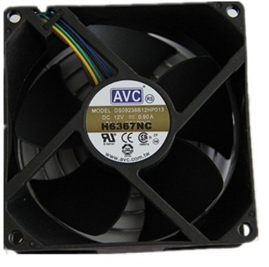 AVC fan 9CM 4PIN temperature controlled speed chassis fan DS09238B12HP-013