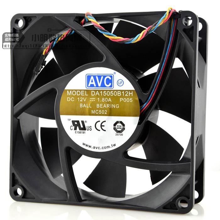 AVC DA15050B12H DC12V 1.80A 150*150*50MM 150mm 15cm powerful axial case pwm cooling fan