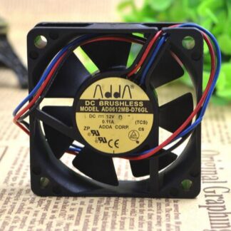 Wholesale: ADDA 60*60*15 6CM 12V 0.11A AD0612MB-D76GL 3 wire CPU power dissipation fan