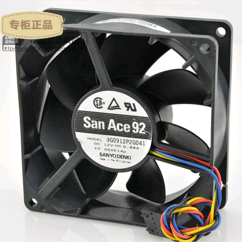 Free Delivery. 9032 12 v 0.88 A four-wire PWM fan 9 g0912p2g041 server