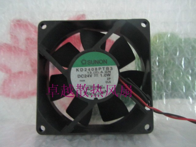SUNON 24VInverter Fan 1.0W KD2408PTB3 quitet Fan 8cm 8025 80x80x25mm 8cm