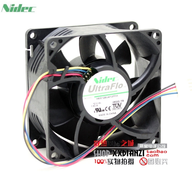 Original New nidec H60T12BS2A7-53 6025 6CM 12V 0.35A ultra-durable fan