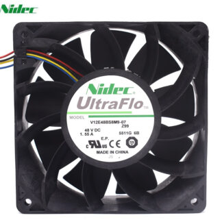 Nidec 138 48V 1.55A V12E48BS8M9-07 1*1*38mm 4-P pwm case cooling fan