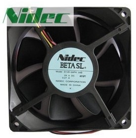 NIDEC 12038 D12E-24PH 04B 24V 0.27A Inverter Fan Cooling Fan