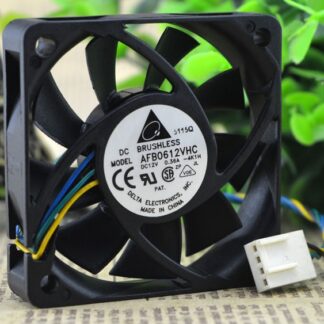 SSEA New CPU cooling fan for Delta AFB0612VHC PWM double ball bearing 60x60x15mm 12V 0.36A 4-pin