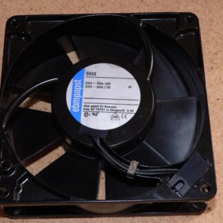 Ebm-papst Axial Fan 5958 230VAC 50/60Hz 18/17W Ebmpapst 2 Connector