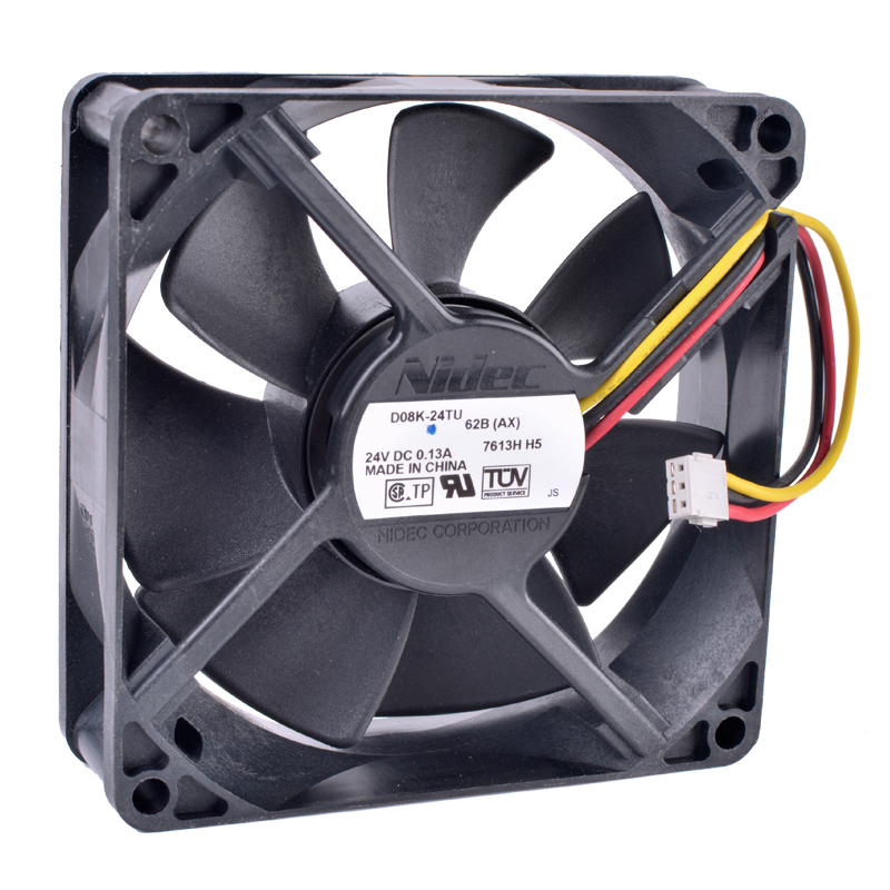COOLING REVOLUTION D08K-24TU 62B(AX) 8cm 8025 80mm fan 24V 0.13A Inverter server cooling fan