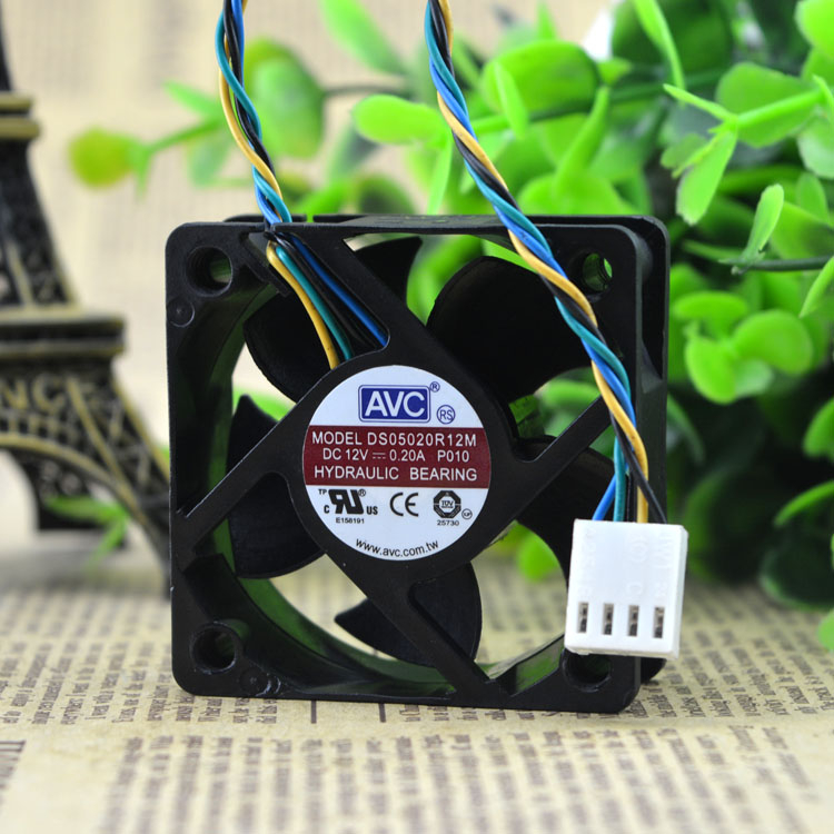 New original 5020 DS05020R12M P010 12V 0.20A four-wire cooling fan