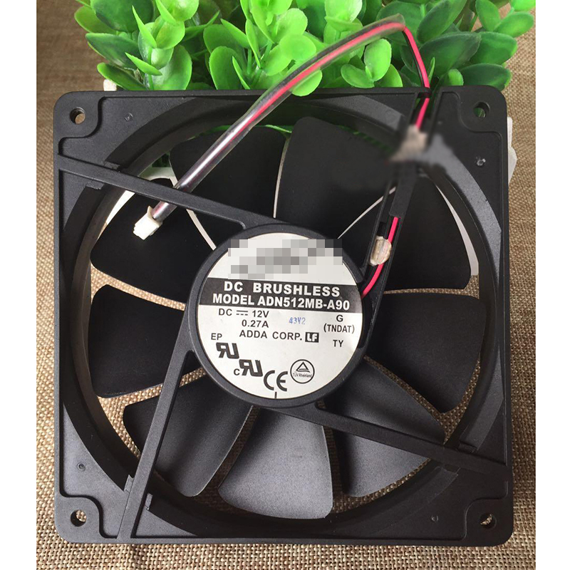 ADDA 120x120x25mm 12 cm AD1212UB-A73GL ball bearing four-wire intelligent temperature control fan for PWM fan 12025 for