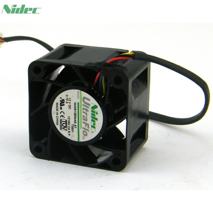 Original NIDEC W40S12BS4A5-07 4CM 40mm 40*40*28mm 4*4cm 4028 12V 0.73A PC Case Server Inverter Cooling Fan