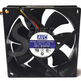 Wholesale AVC DS08025T12UPFAF 8025 80mm 8cm DC 12V 0.7A PWM fan speed control of wind capacity cooling fans