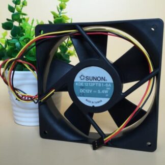 SUNON KDE1212PTB1-6A DC 12V 5.4W 125 12CM 3-wire Dual Ball Cooling Cooling Fan