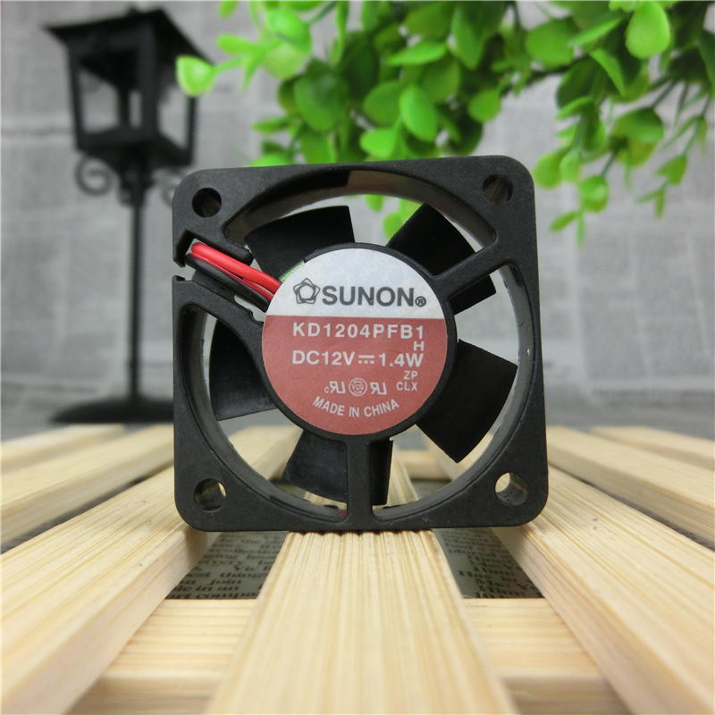 SUNON 4cm DC 12V1.4W KD14PFB1 40*40*10mm 2-wire large wind cooling fan