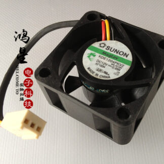 Free Shipping SUNON 40 40mm 4cm DC 12V 0.6W KDE14PKV2 3 line silent axial cooling fans
