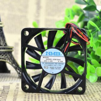 NMB 60*60*10 2404KL-05W-B40 24V 0.10A 6CM 2 wire Ultra Slim inverter chassis cooling fan