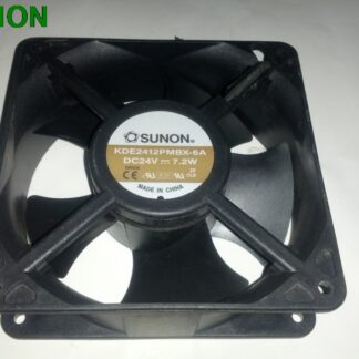 SUNON KDE2412PMBX-6A DC24V 7.2W Server Square Fan 2-wire 1x1x38mm