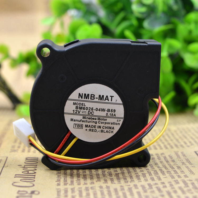 New NMB 6025 DC12V 0.24A 0.18a BM6025-04W-B59 Projector Turbo Fan