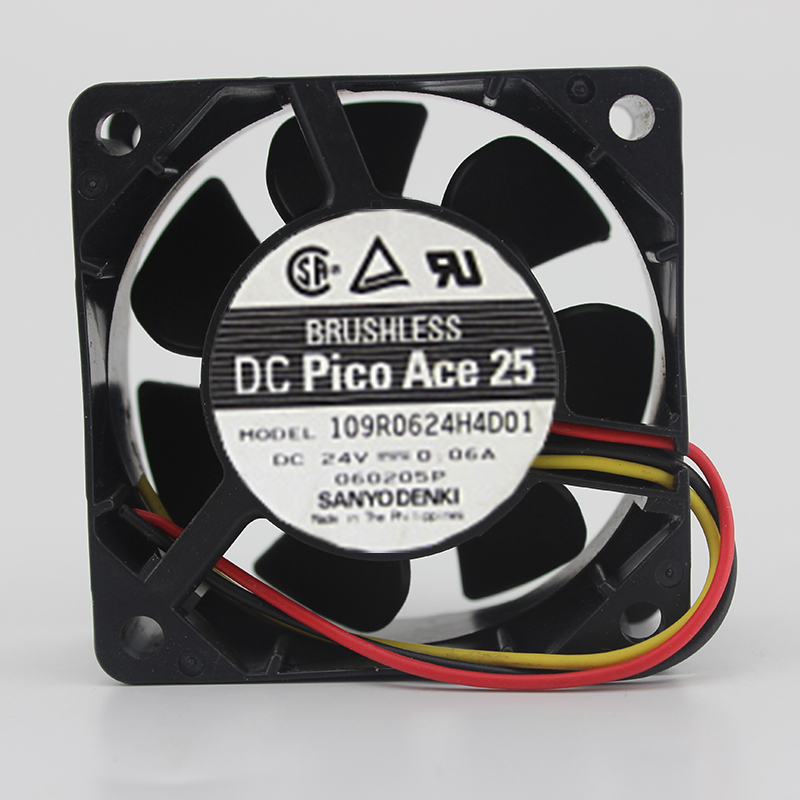 Nidec B34605-33 TA225DC 60mm 6cm 12V 0.58A 60x60x25mm 3-pin server inverter cooling fans