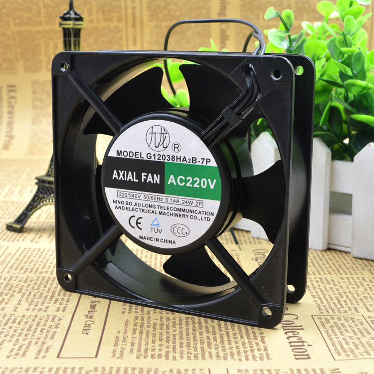 Free Delivery. G12038HA2B - 7 p A cooling fan 220 v 24 w 220 v electric welding machine with 0.14 A fan